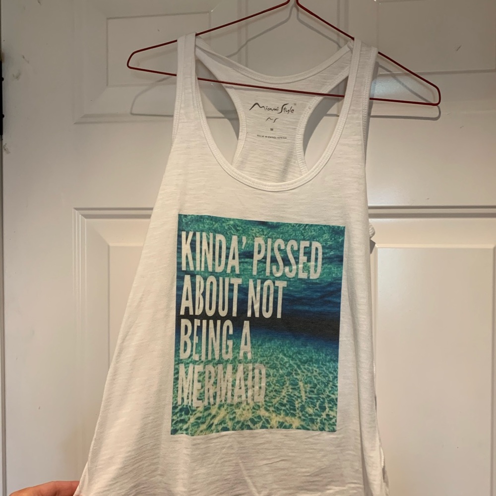 Mermaid racerback tank